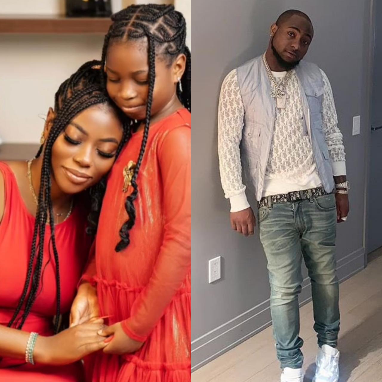 “Kids don’t lie about how they feel” Sophia Momodu reacts after she received heat for sharing chat where daughter Imade said Davido wasn’t there for her when her brother died