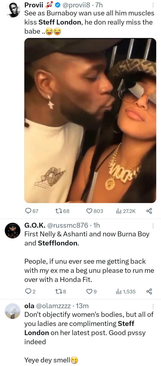 Stefflon Don credits "good p****" as she