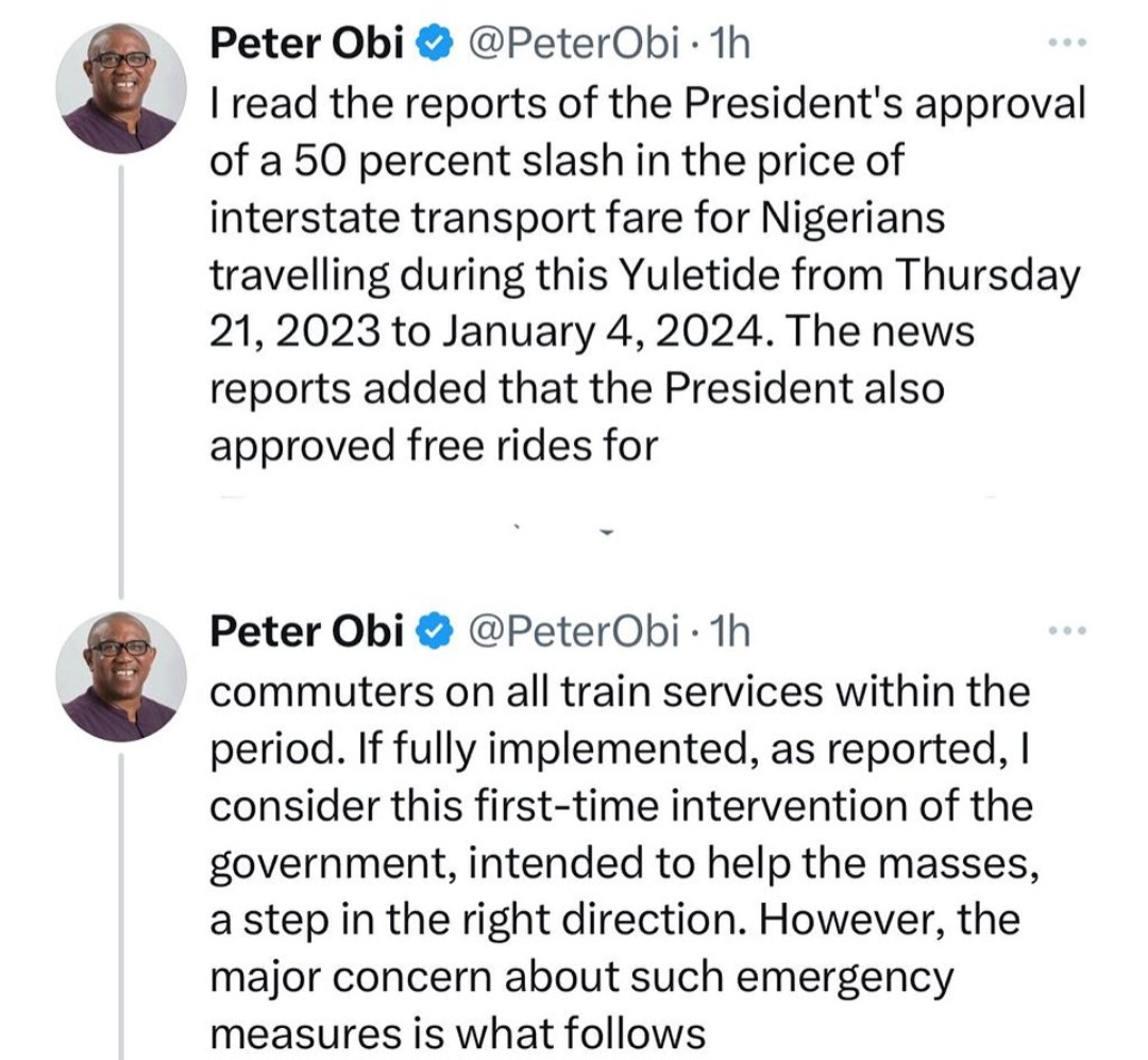 Demolition of houses for presidential fleet is inconsiderate project ? Peter Obi