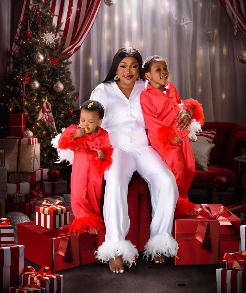 Nigerian celebrities and their Christmas photos