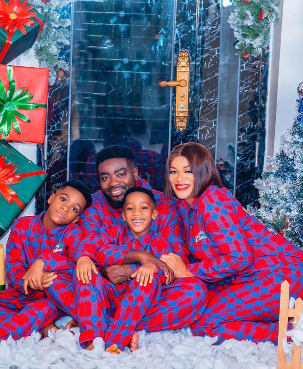 Nigerian celebrities and their Christmas photos