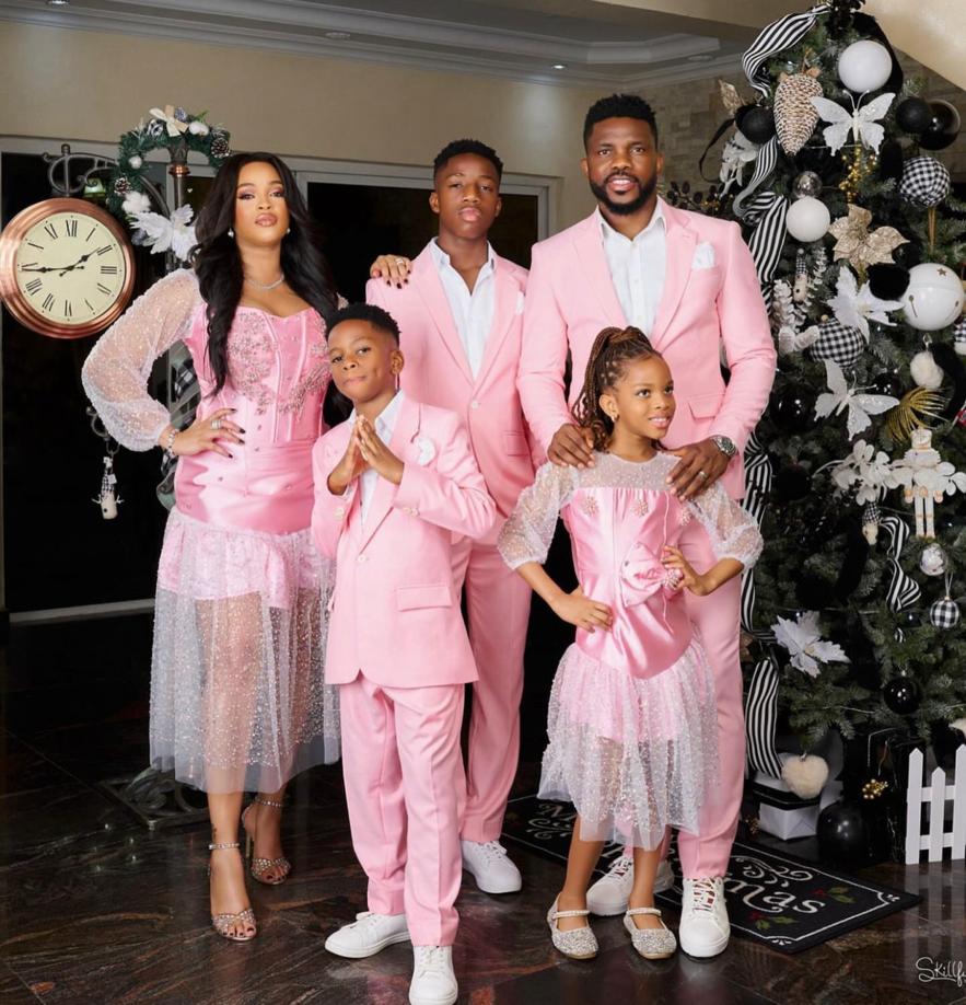 Nigerian celebrities and their Christmas photos