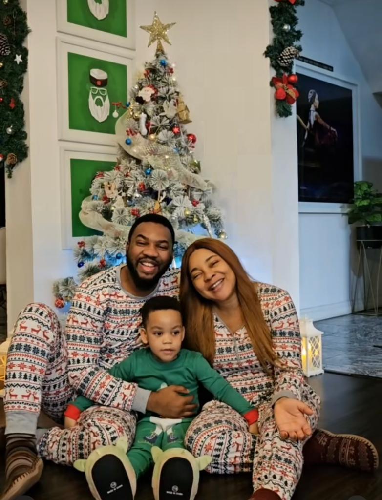 Nigerian celebrities and their Christmas photos