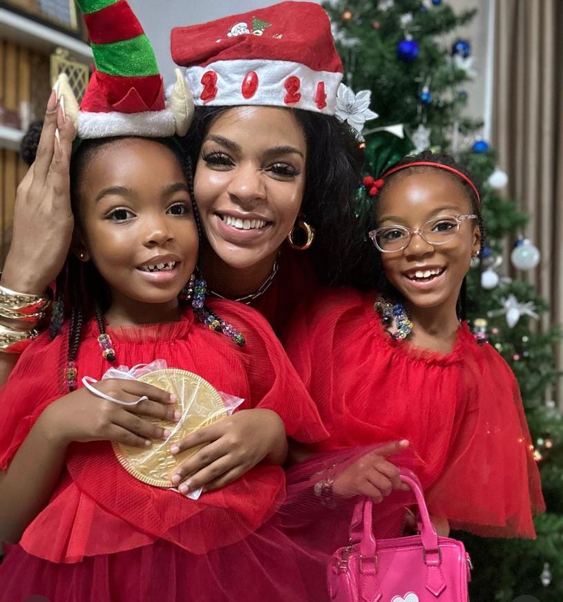 Nigerian celebrities and their Christmas photos