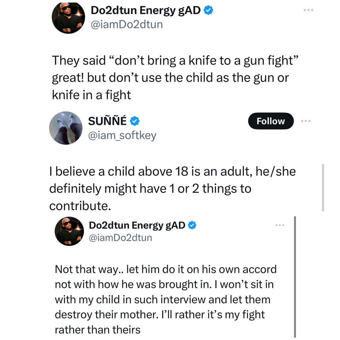 "When you involve kids as a weapon to fight your partner, you don