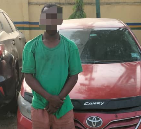 Lagos police arrest mechanic while selling customer’s car in parts