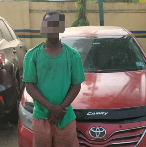 Lagos police arrest mechanic while selling customer’s car in parts