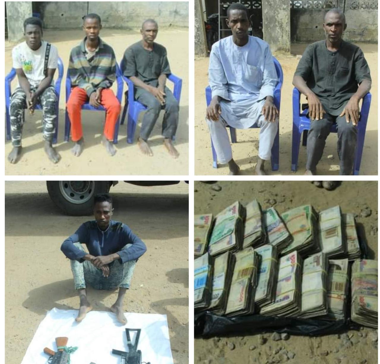 Kano police arrest 16 suspected kidnappers, armed robbers and 24-year-old man who faked own kidnap and demanded N600k ransom from his family