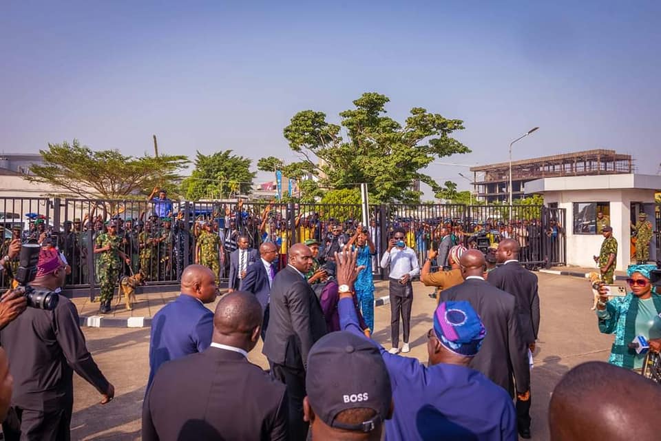 President Bola Ahmed Tinubu arrives in Lagos ahead of the Christmas celebration