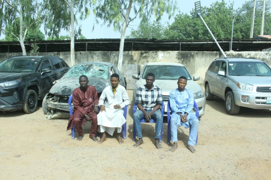 Kano police arrest 16 suspected kidnappers, armed robbers and 24-year-old man who faked own kidnap and demanded N600k ransom from his family
