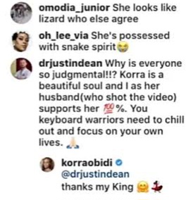 Justin Dean explains why he supported ex-wife Korra Obidi to dress scantily but is now against it
