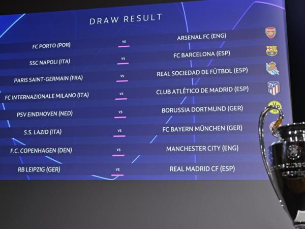 UEFA Champions League last-16 draw revealed: Victor Osihmen’s Napoli to face Barcelona, Leipzig to face Real Madrid
