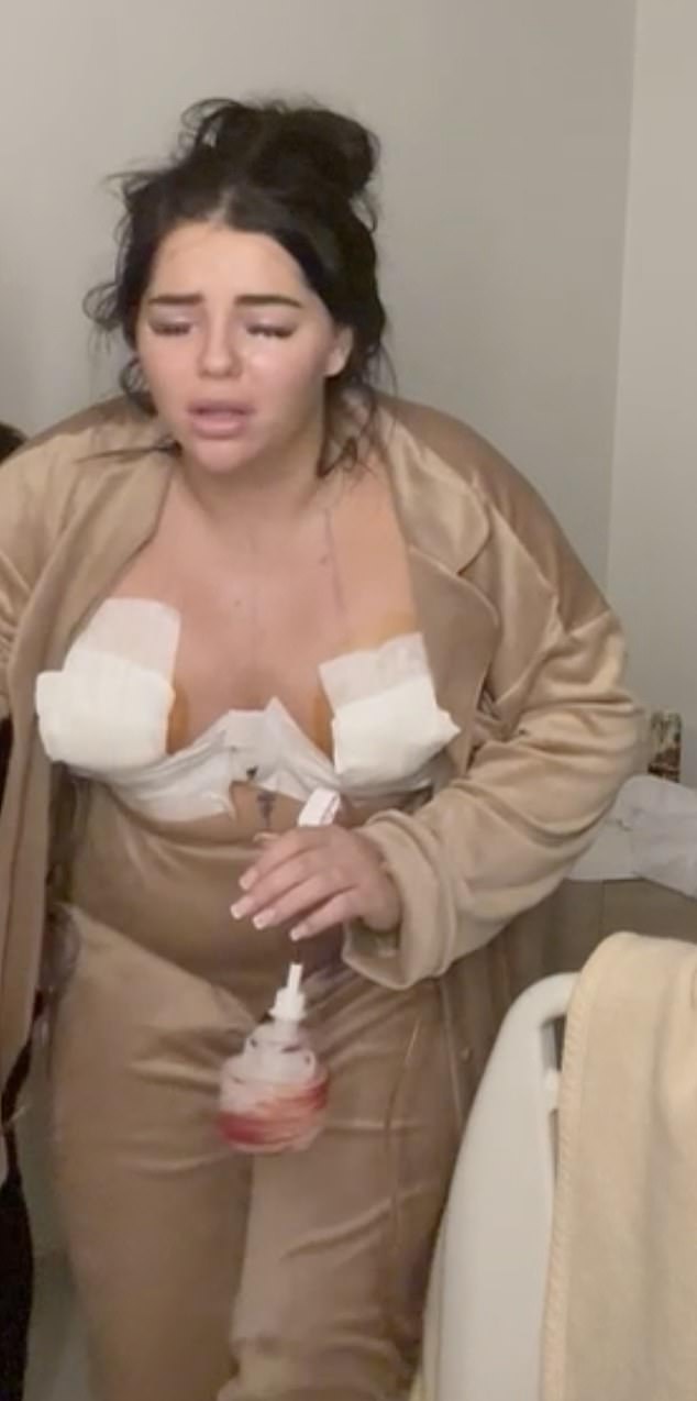 22-year-old woman left with