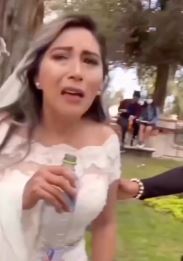 Drama As Bride Catches Groom Pants Down With Two Bridesmaids On Their Wedding Day (Video)