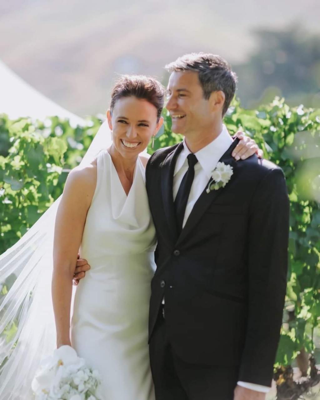 “Worth the wait” Former New Zealand Prime Minister Jacinda Arden, 43, writes as she weds her longtime partner