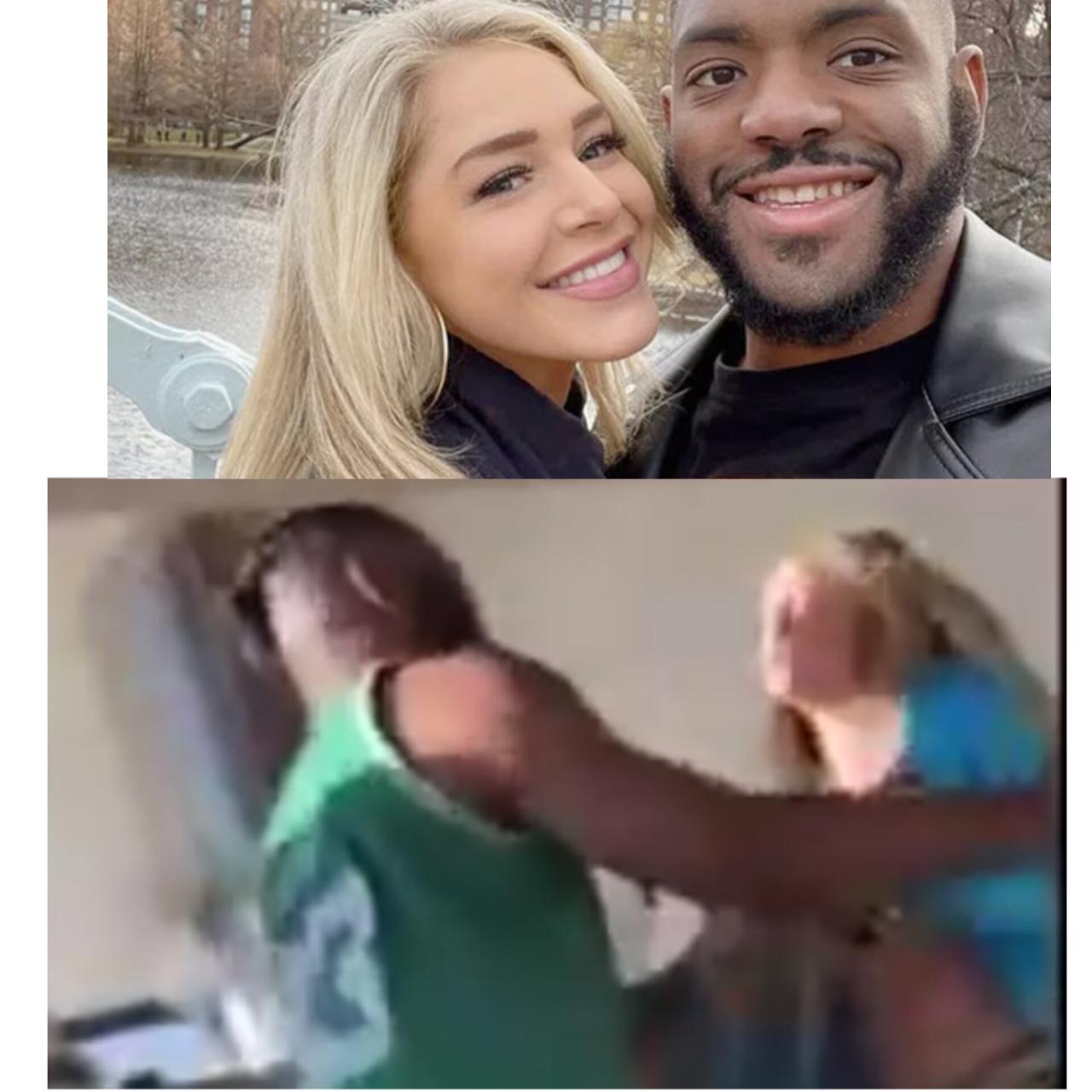 New video shows Only fans model Courtney Clenney in violent fight with Nigerian boyfriend two months before she killed him