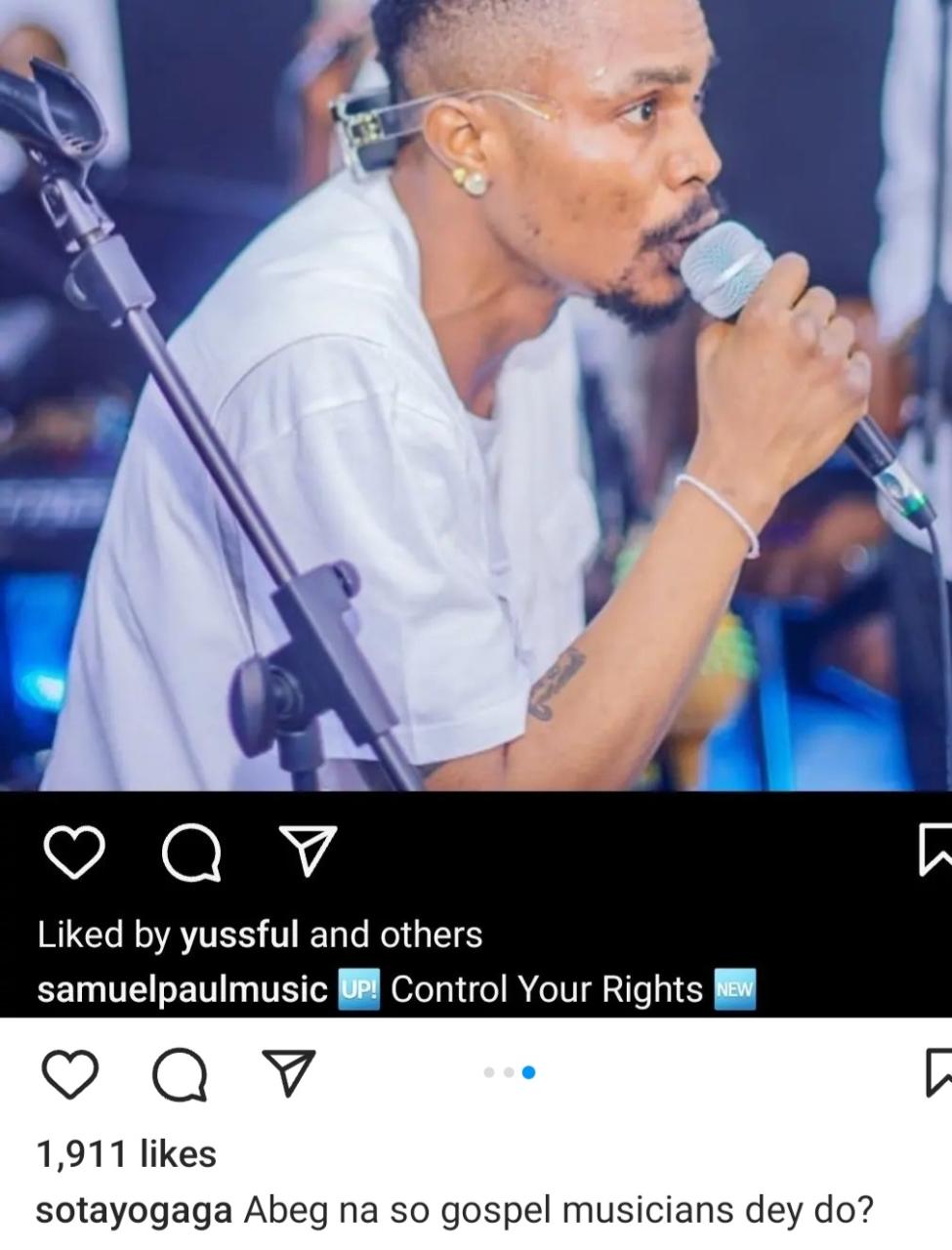 Actress Sotayo Gaga calls out gospel singer who asked to eat her out in DM