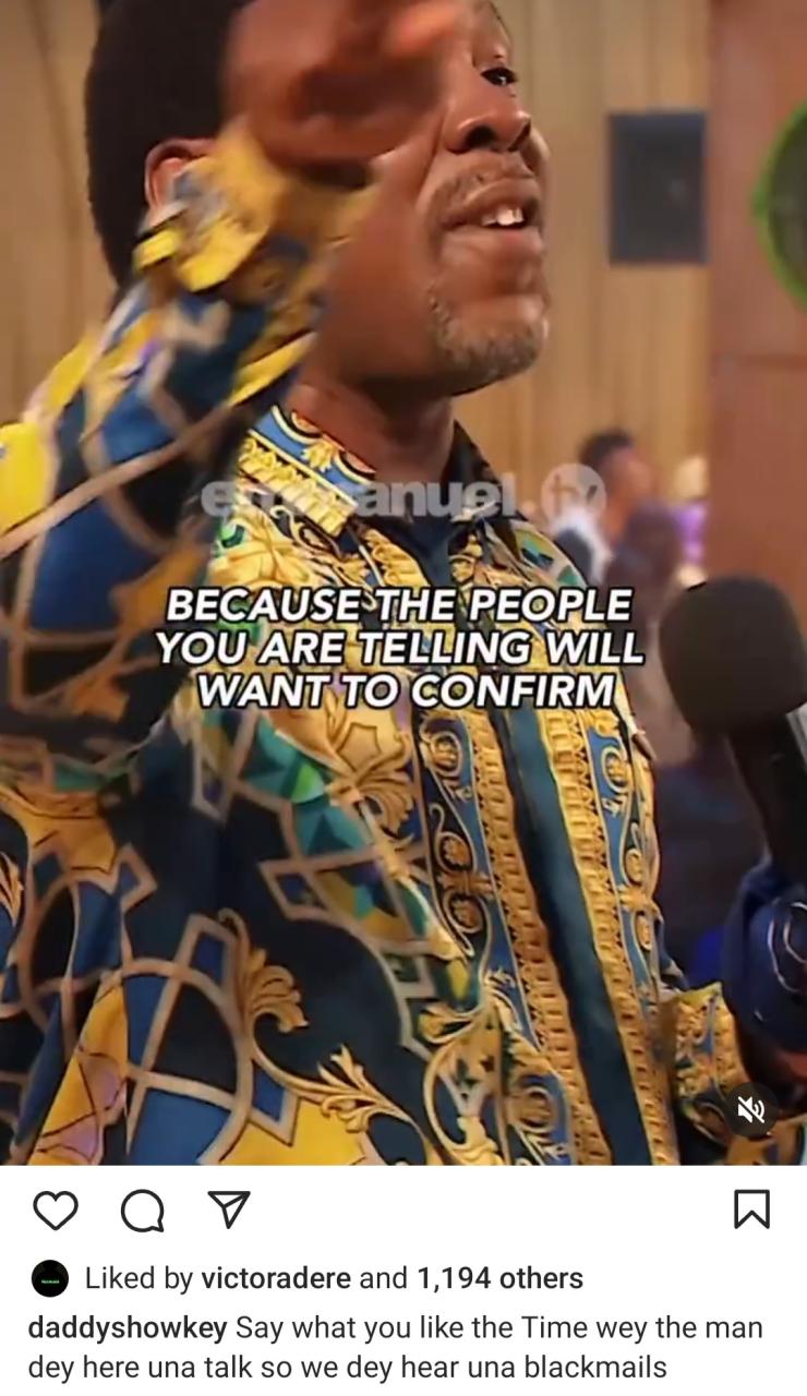 Media personality Vimbai, Daddy Showkey and singer Victor Adere speak up in defence of T.B. Joshua after incriminating BBC documentary