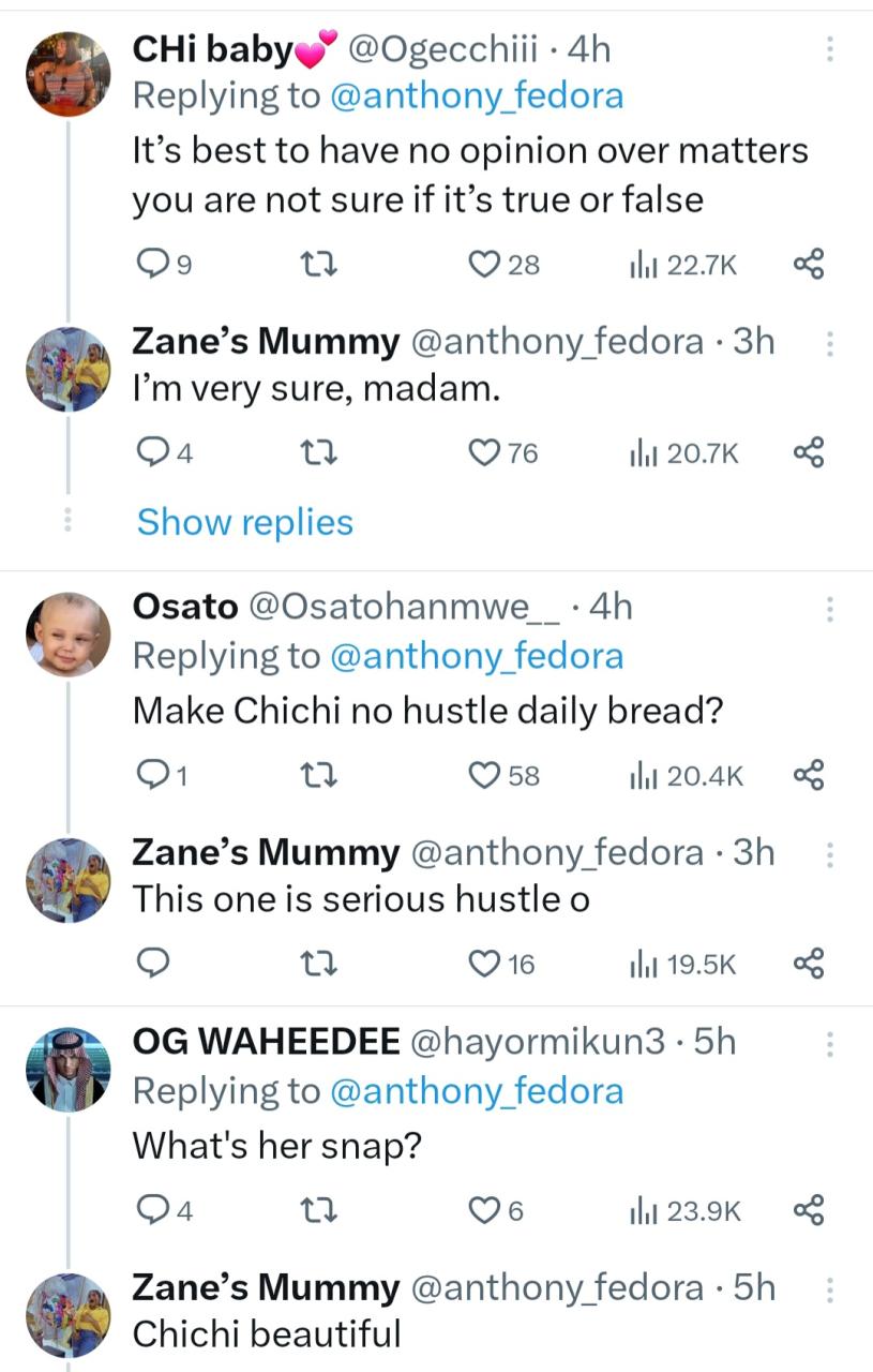 Nigerians troop to SnapChat account of woman "delivered of marine spirit" in viral video