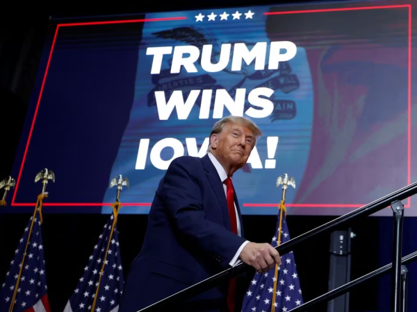 Trump makes history as he easily wins Iowa caucus in landslide first vote of 2024 presidential race