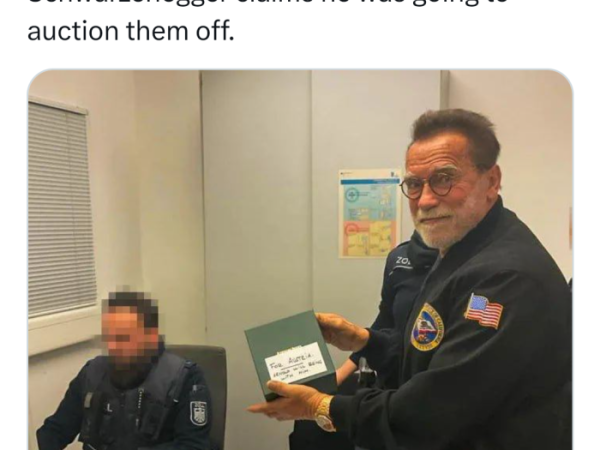 Arnold Schwarzenegger is detained at airport in Germany and interrogated after he failed to declare an Audemars Piguet watch in his bag
