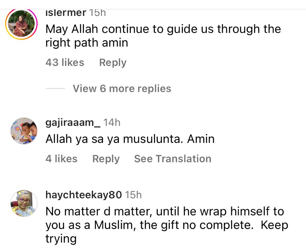Muslims react as a Muslim lady weds a Non-Muslim man