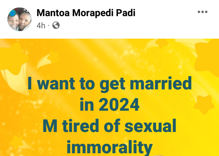 “I want to get married in 2024. I ‘m tired of sexual immorality” – Woman says