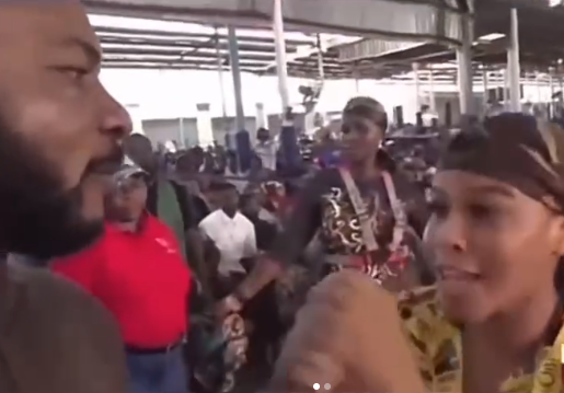 Trending video of lady flirting with a clergyman during a deliverance session