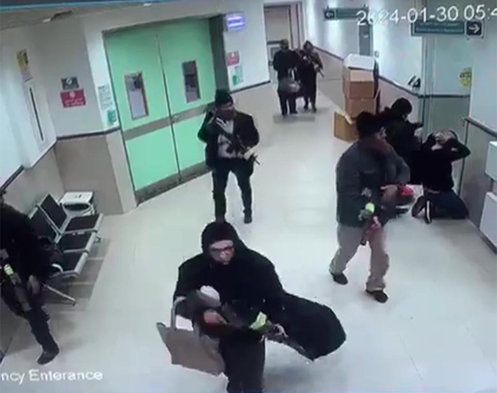 Dramatic moment elite Israeli soldiers camouflaged as Muslim women and doctors storm hospital and kill 3 Hamas terrorists receiving treatment (video)