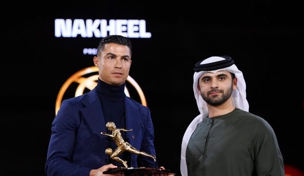 Superstar footballer, Cristiano Ronaldo wins multiple awards at Globe Soccer Awards