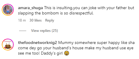 Nigerians react to video of bride tapping her father