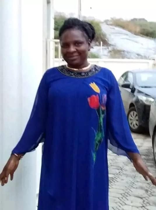 Old woman opening her body in public, prost!tute - 