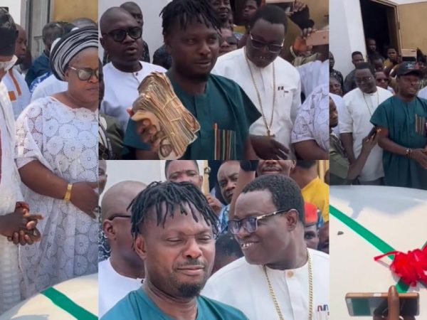 Baba Sebioba Gifts Veteran Actor Lere Paimo New Car