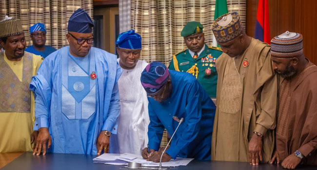 President Tinubu signs N28.7tn 2024 Appropriation bill into law