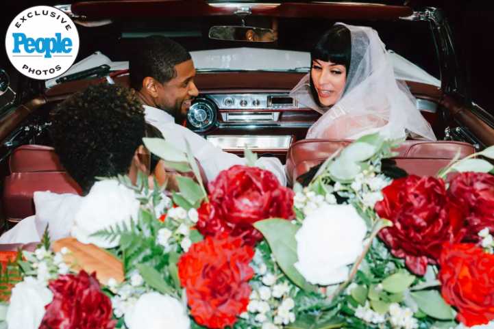 Official photos from Usher and Jennifer Goicoechea’s wedding