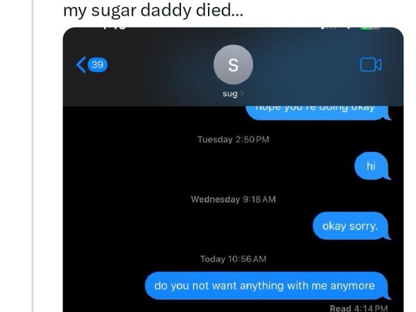 Woman reveals how she discovered her sugar daddy had died
