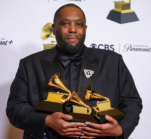 Rapper, Killer Mike is taken away in handcuffs after winning 3 Grammys (Photos/video)