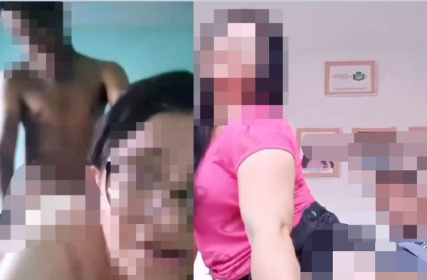 Two government officials married to other people are caught making out n@ked on camera in steamy on-shift s*x sessions