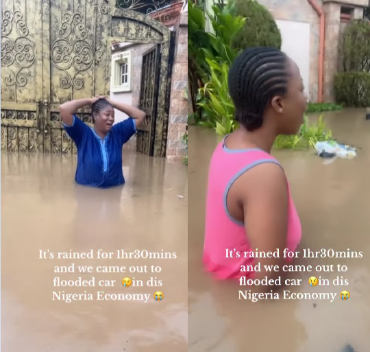 Residents lose properties as many areas in Lagos flood after a few hours of rain (photos/video)