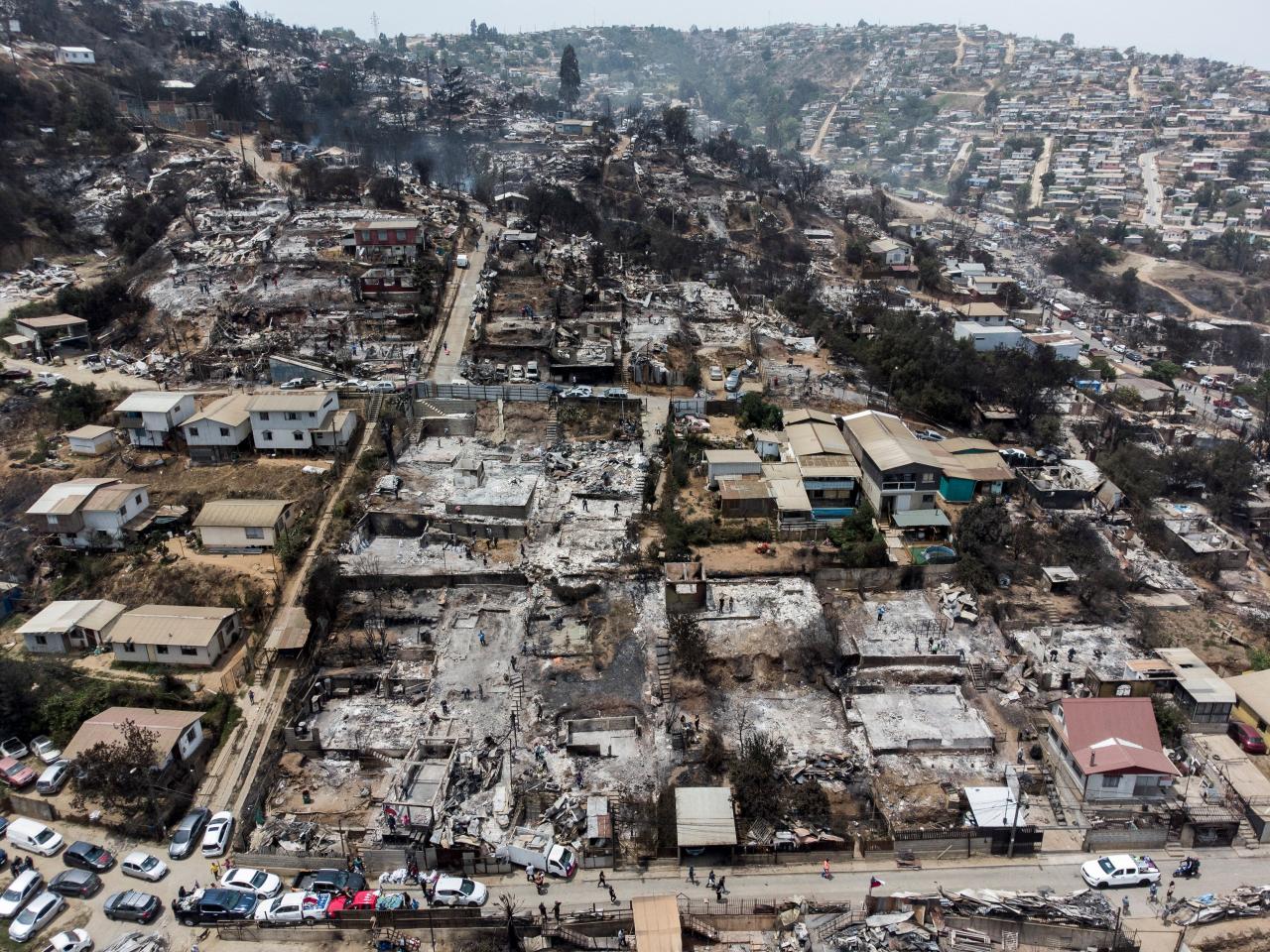 Death toll in Chile fires reaches 112 as country experiences its worst disaster