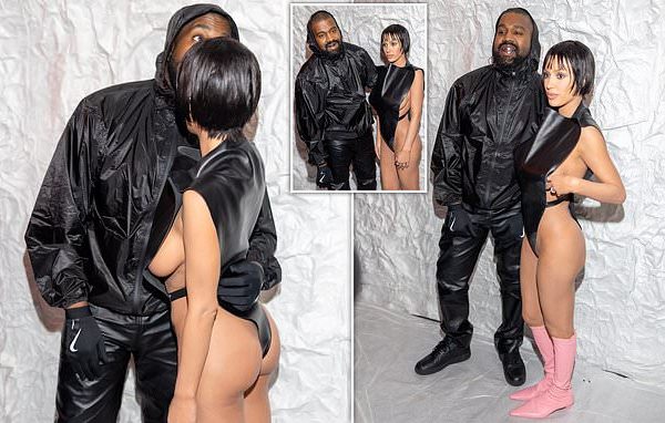 Rapper Kanye West’s wife Bianca Censori wears very risqué underwear-free bodysuit to Milan Fashion Week