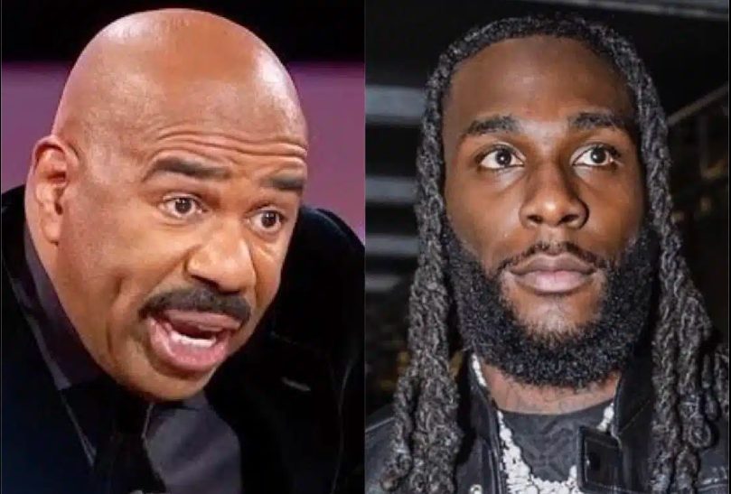Burna Boy Didn’t Steal From American Music – Steve Harvey Says