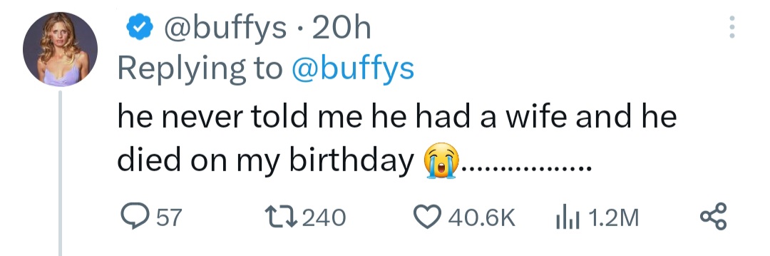 Woman reveals how she discovered her sugar daddy had died