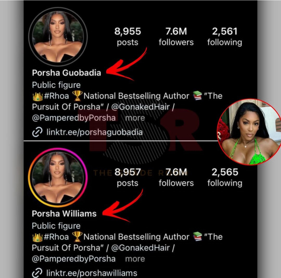 Porsha Williams removes Nigerian husband