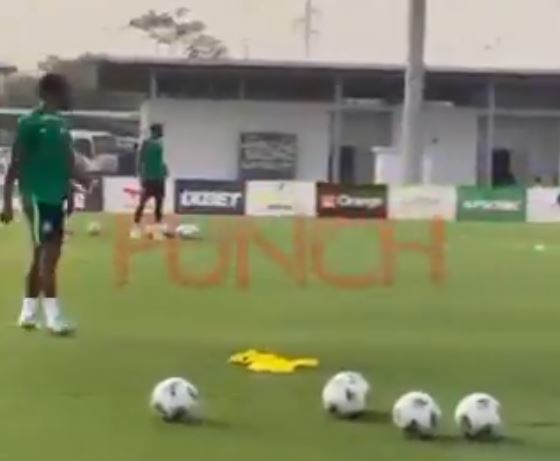 Super Eagles Commence Training Ahead Of AFCON Final