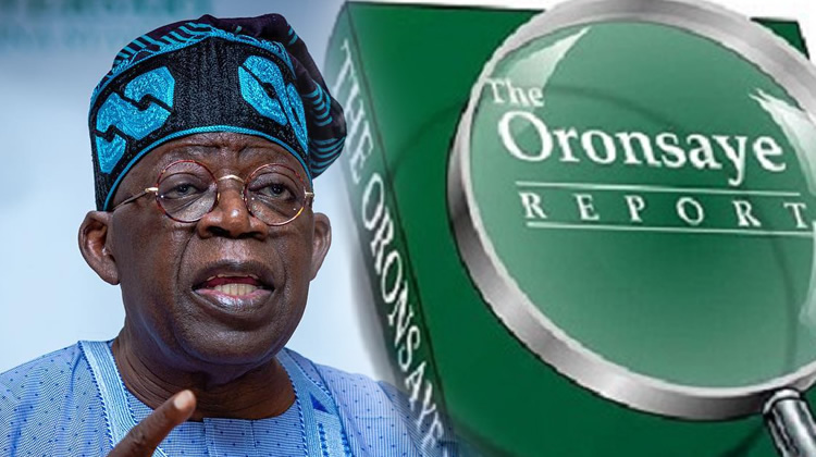 Tinubu oronsaye report