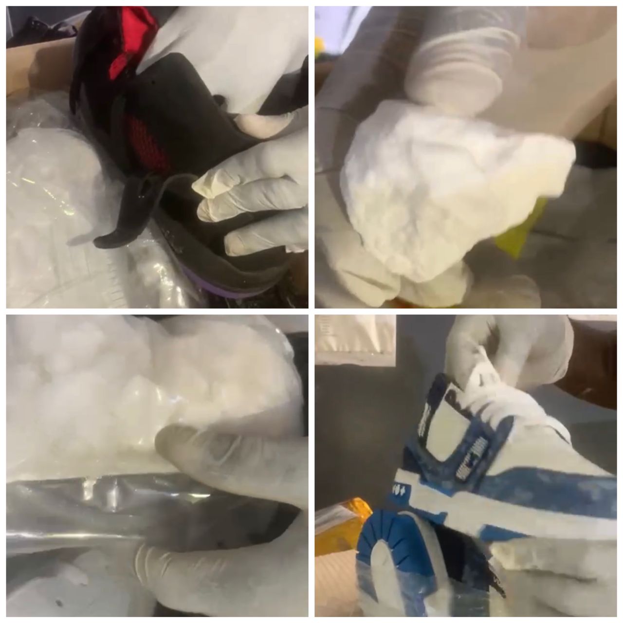 NDLEA intercepts cocaine and ecstasy consignments hidden in canvas shoes, headgear going to UK, Cyprus