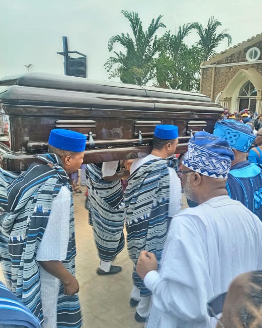 Photos from the funeral service of former governor, Rotimi Akeredolu