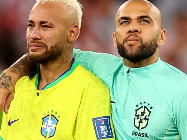 Neymar’s family ‘helped Dani Alves pay £128k fine in his rape case, which reduced the former Brazil defender’s sentence to four-and-a-half years’