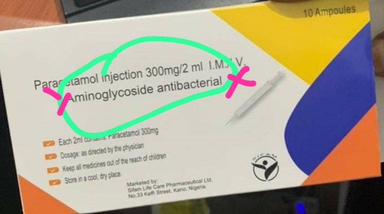 Falsified mislabelled Paracetamol Injection circulating in Nigeria – NAFDAC alerts Nigerians